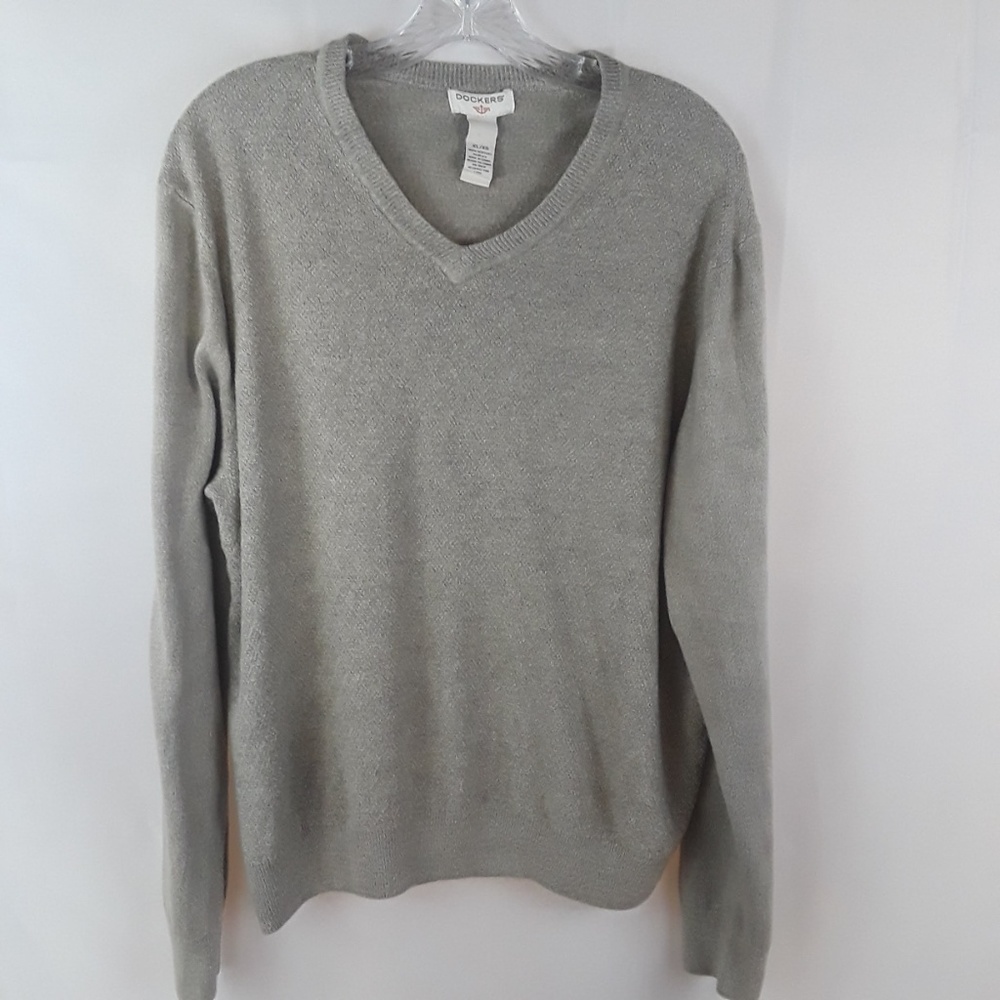 Docker's Oversized V Neck Sweater Size XL